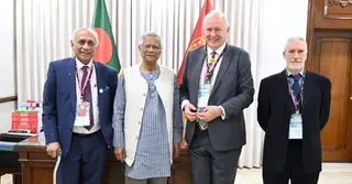 প্রধান উপদেষ্টার সঙ্গে ভয়েস ফর জাস্টিস অবজারভার্স দলের সাক্ষাৎ